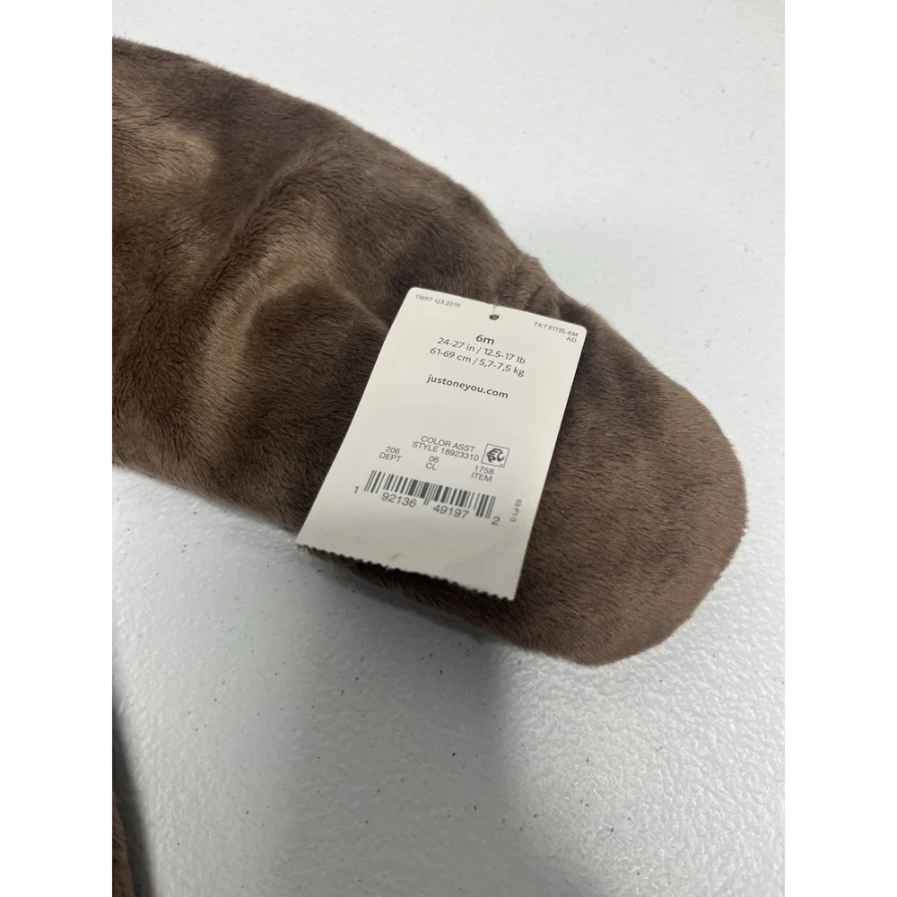 Carter's Just One You Brown Puppy‎ Dog Bunting One Piece Outfit Zip Up 6 Months
